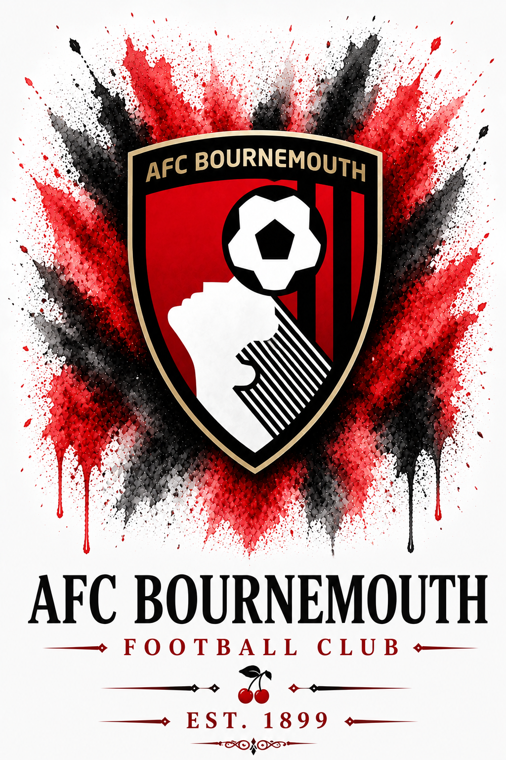 AFC Bournemouth — Club Crest Art Print