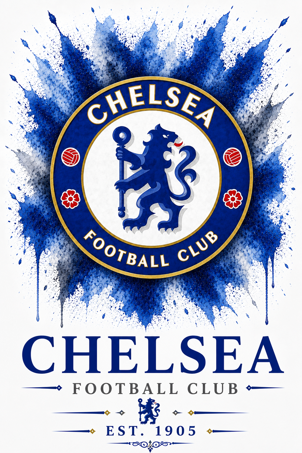 Chelsea — Club Crest Art Print