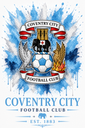 Coventry City — Club Crest Art Print