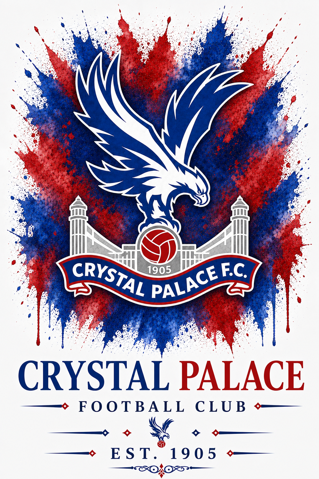 Crystal Palace — Club Crest Art Print