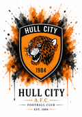 Hull City — Club Crest Art Print
