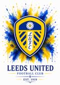 Leeds United — Club Crest Art Print