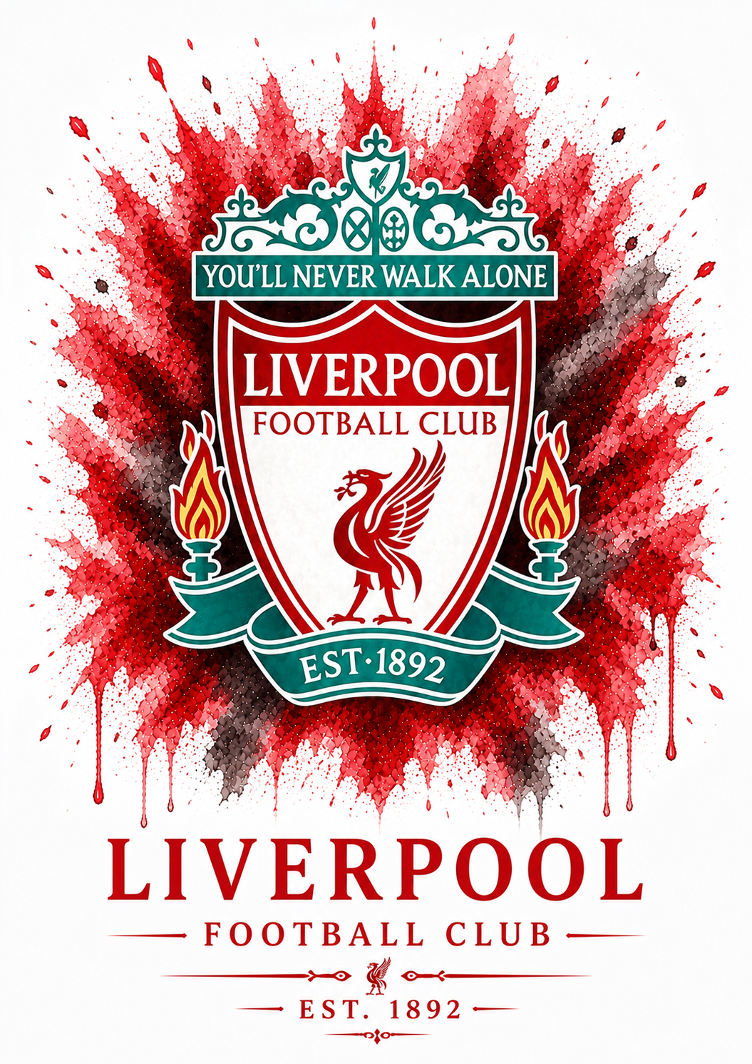 Liverpool — Club Crest Art Print
