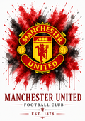 Manchester United — Club Crest Art Print