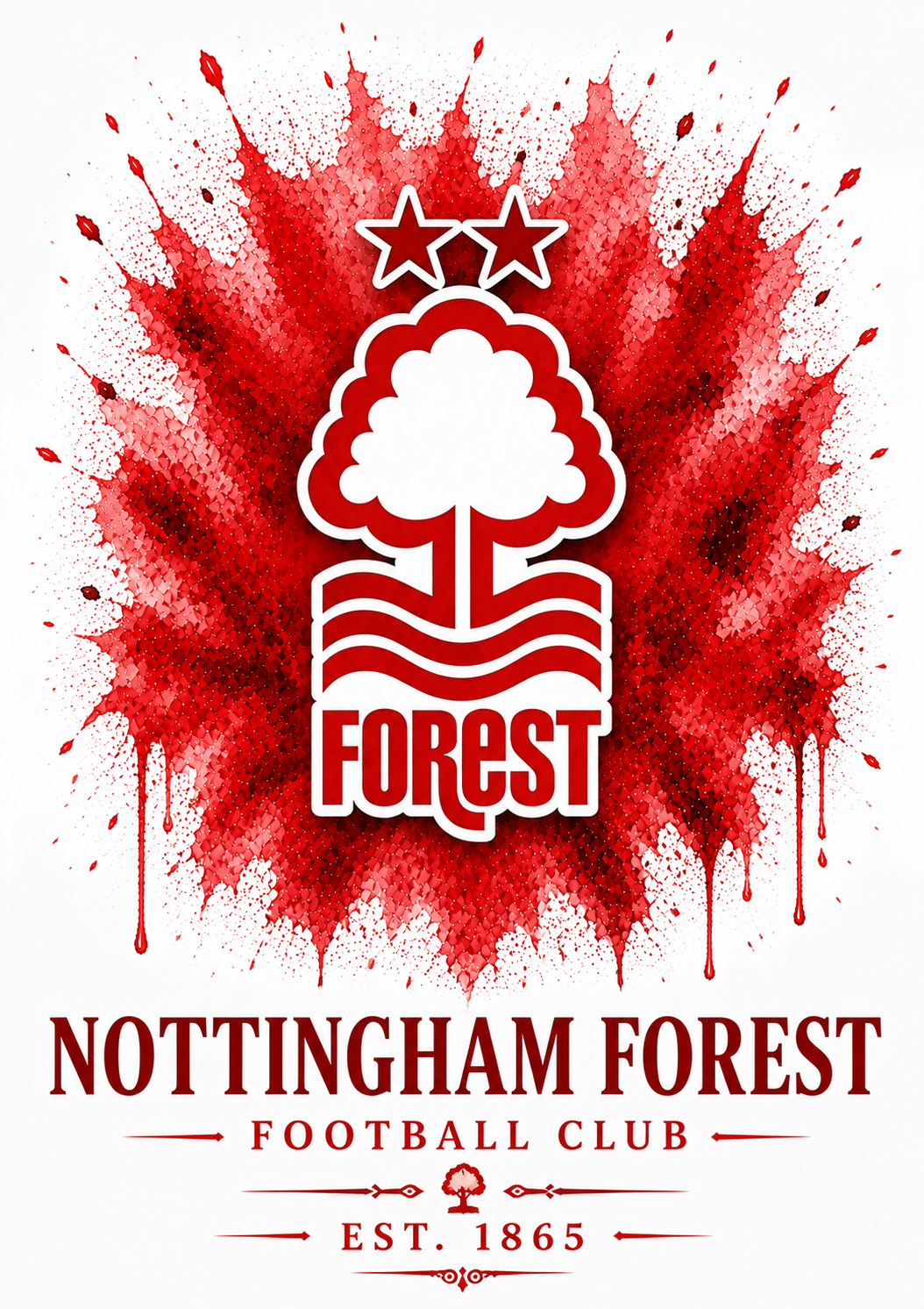 Nottingham Forest — Club Crest Art Print