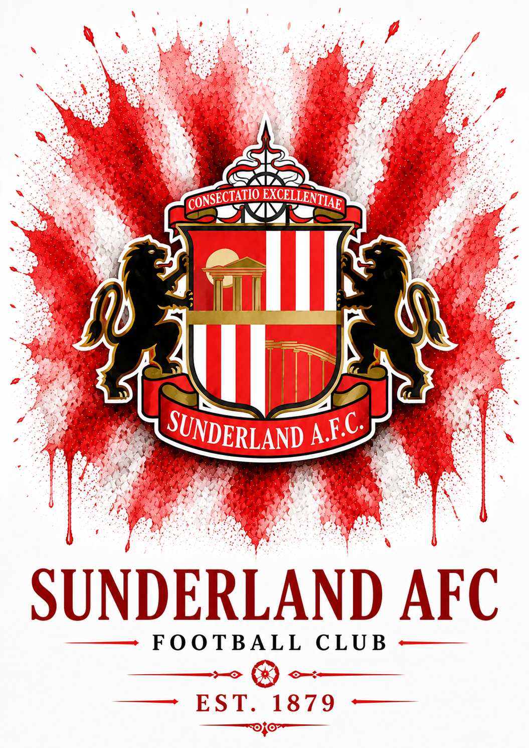 Sunderland AFC — Club Crest Art Print